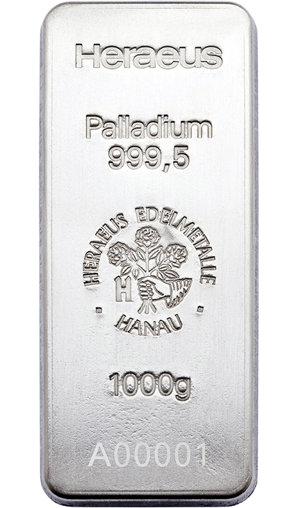 1000g Palladium Bullion